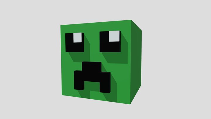 Creeper Plush toy 3D Model