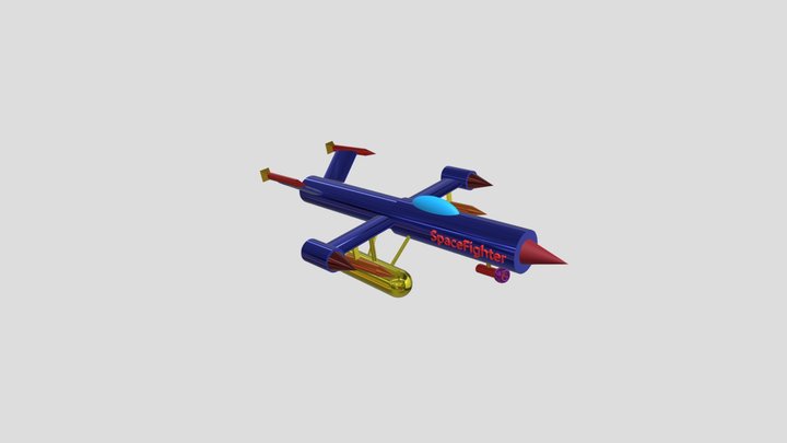 Spacefighter 3D Model