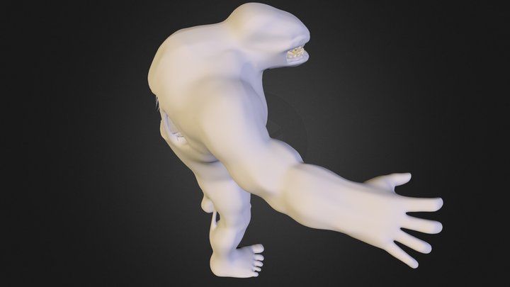 In-modeling - Monster 3D Model