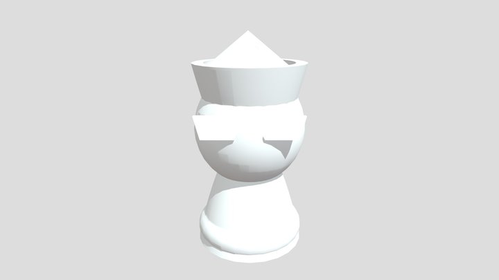 CHILLEN CHESS PIECE 3D Model