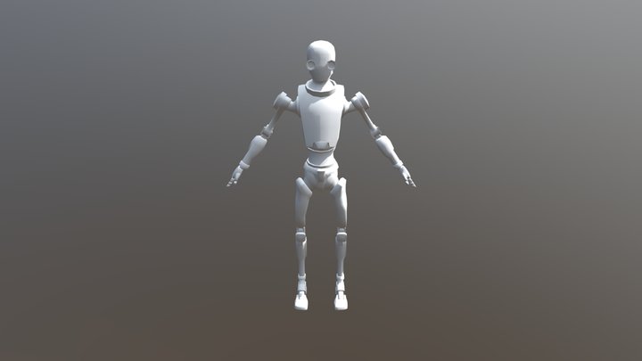 Robot Kyle 3D Model
