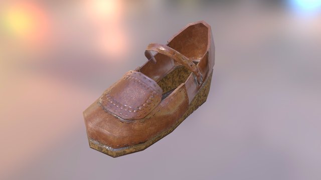 Shoes LOD1 3D Model