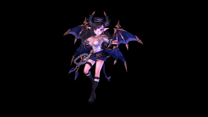 포즈 02 3D Model