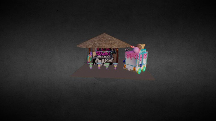DAE 5 Finished props - By the ocean 3D Model