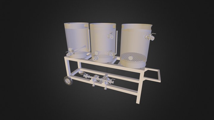 10 Gal Homebrew HERMS 3D Model