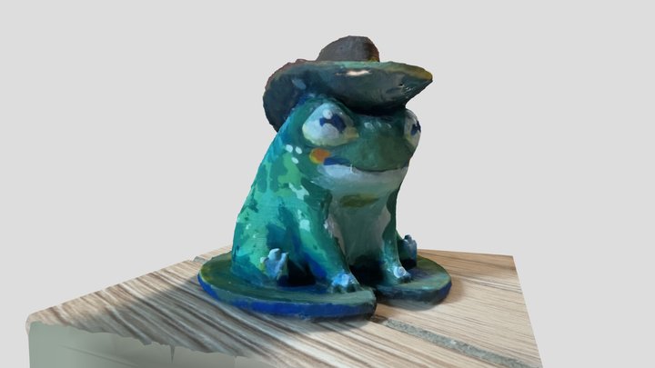 Froggy The Cowboy 3D Model