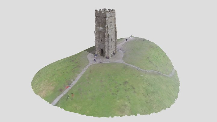 Glastonbury Tor Photoscan 3D Model