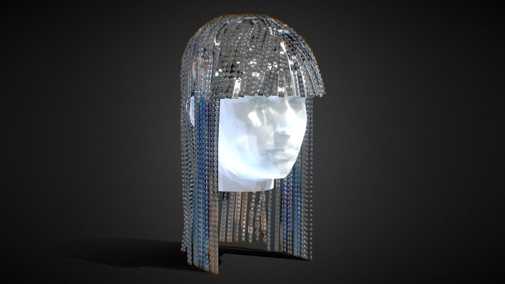 Diamond Wig 3D Model