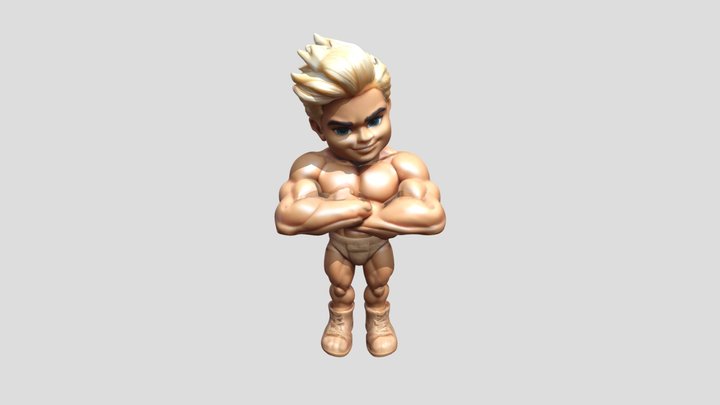 Ken Muscular 3D Model