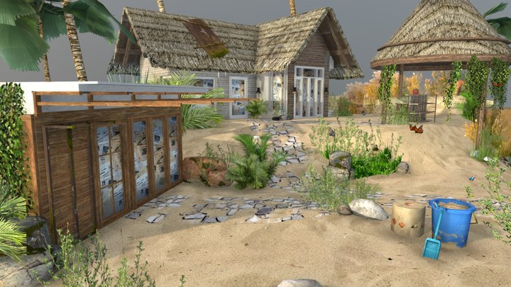 DAE Diorama - By the ocean 3D Model
