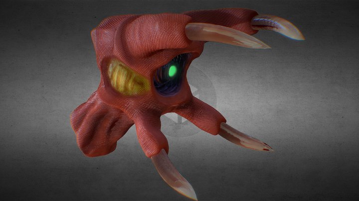 wormnasaurs head 3D Model