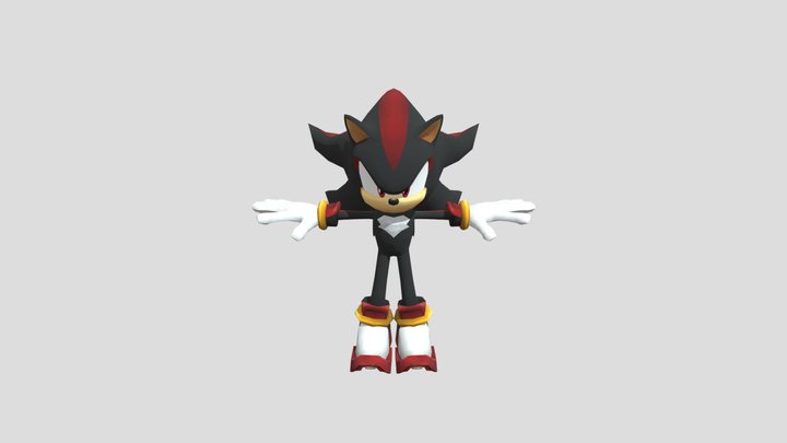 Mobile - Sonic Dash - Shadow the Hedgehog 3D Model