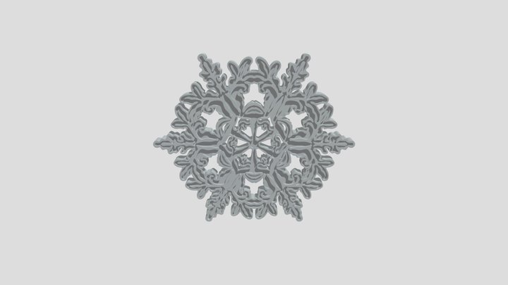 Snowflake 3D Model