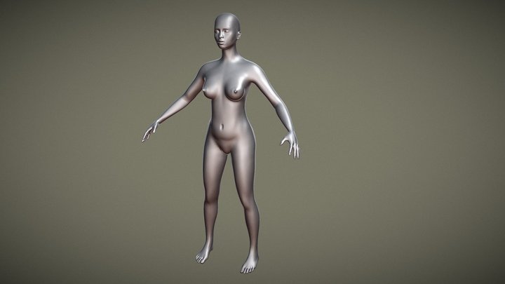 The young slave 3D Model
