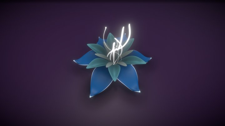Luminous Blossom 3D Model