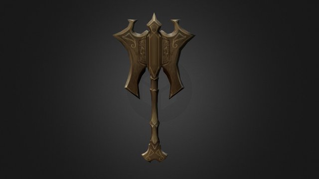 Bronze Axe 3D Model