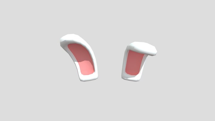 Easter Bunny Ears 3D Model