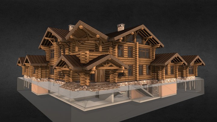 Проект дома_ 3D Model