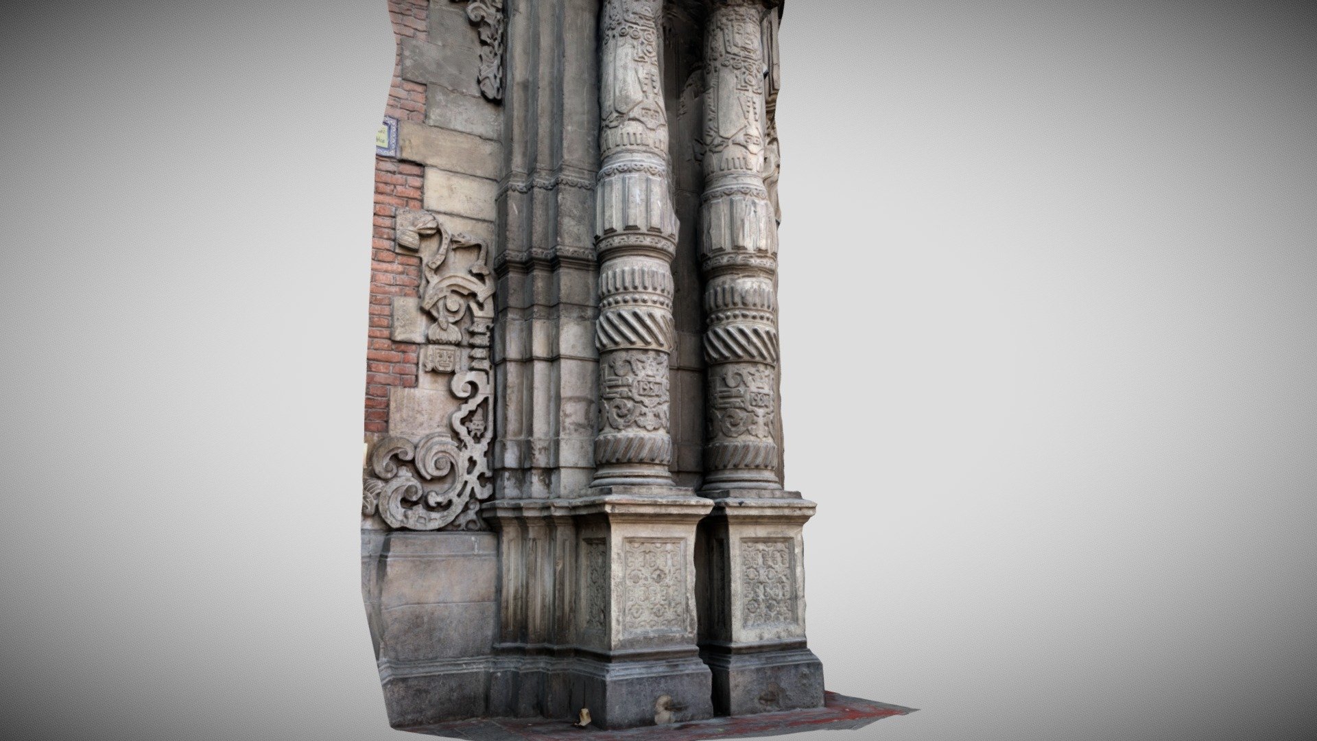 Columna puerta de Bellas Artes