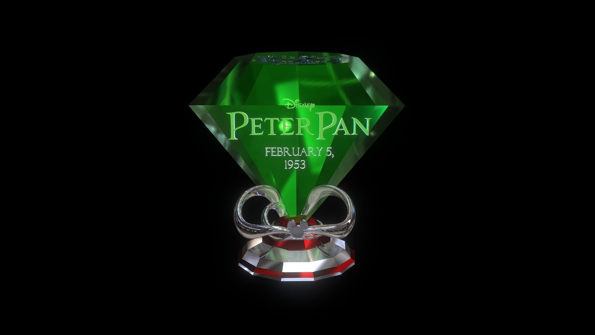 Disney100 Peter Pan Diamond - 3D model by Andres C. (@andres.c3D ...