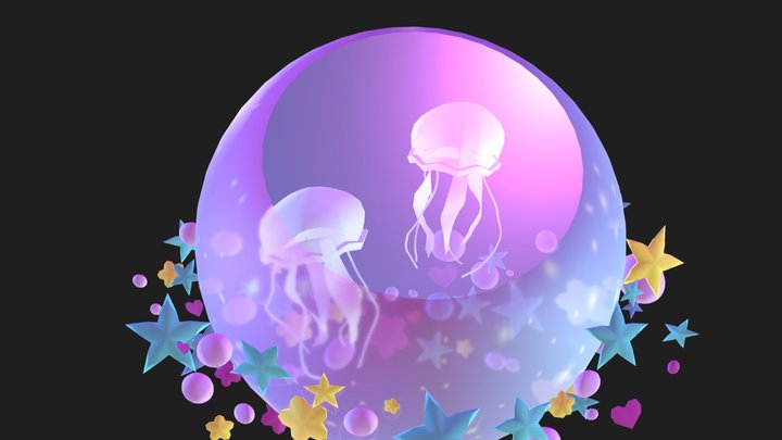 ✨Jellyfish Terrarium✨ 3D Model