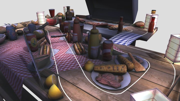 table top racing - firefly bbq – Gratis 3D-model STL