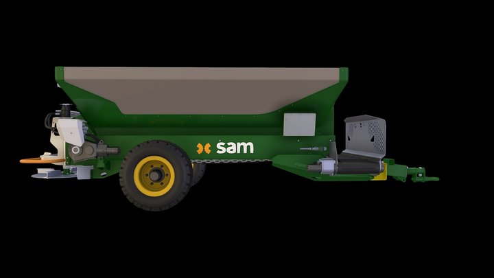 Sam Orchard Spreader 2.5m3 - copy 3D Model