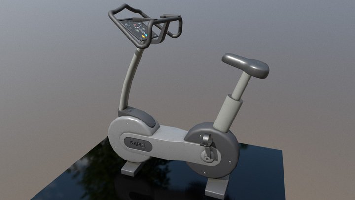 Exercise Bike (Low Poly) 3D Model