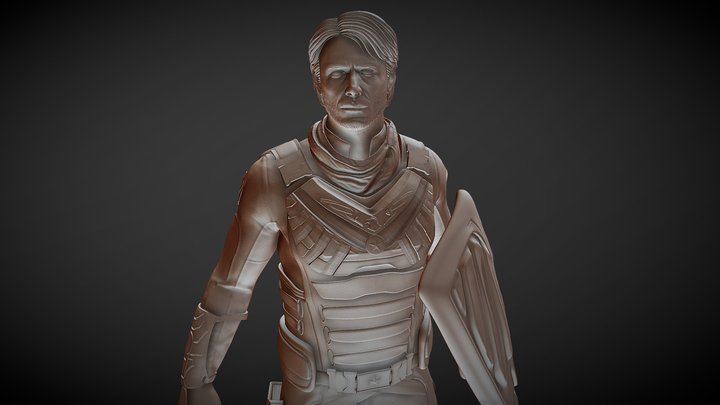 Soldier Boy 3D Print model figure 3D Model