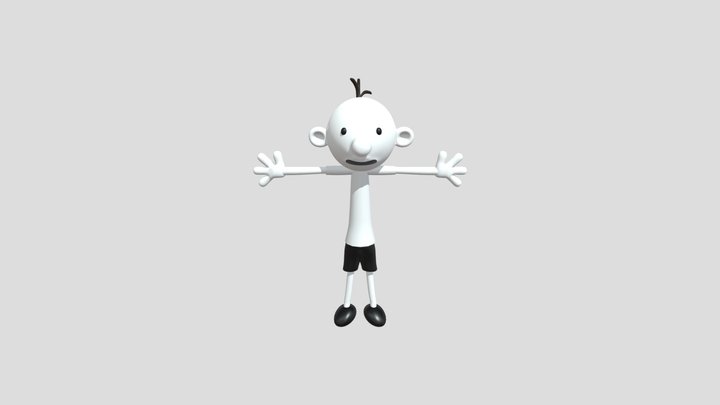 Greg Heffley 3D Model