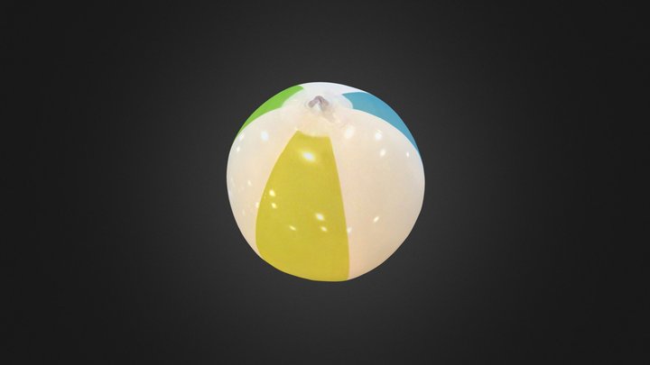 Beach ball 3D Model