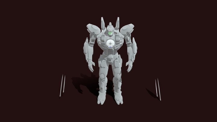 Mech Pacific Rim 3D Model