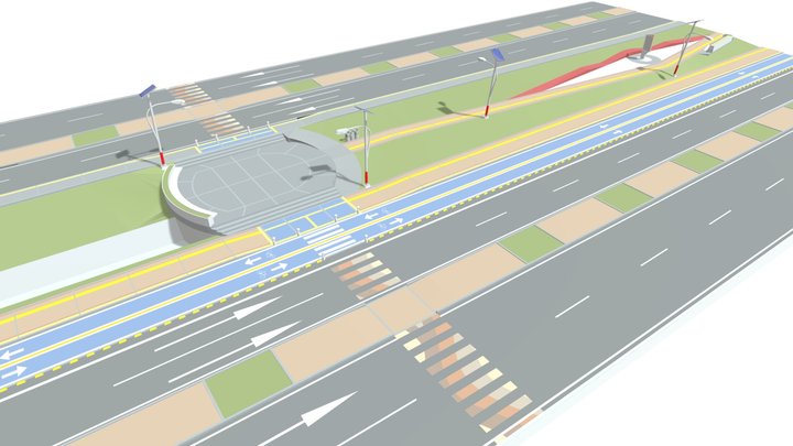 Recorrido Primera Avenida 3D Model