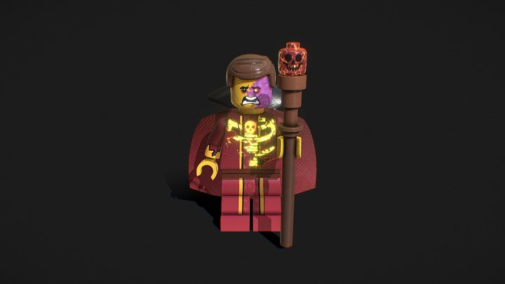 Evil Wizard lego 3D Model