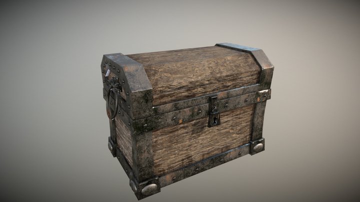 Tresure Chest 3D Model