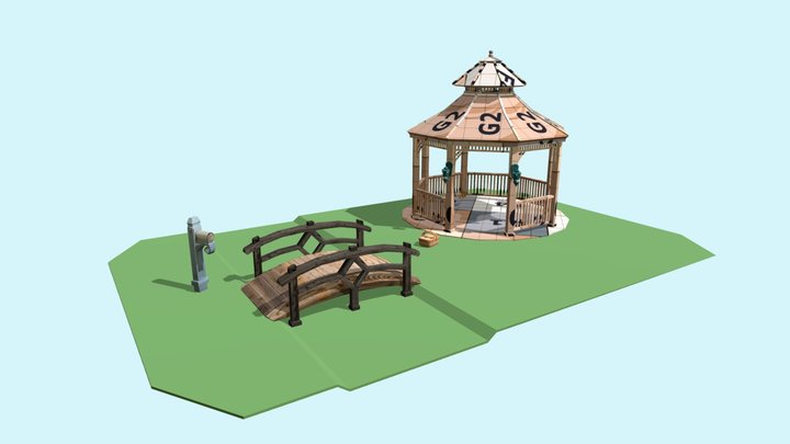 Grandma's House - Unwrap 2 More Detailed Props 3D Model