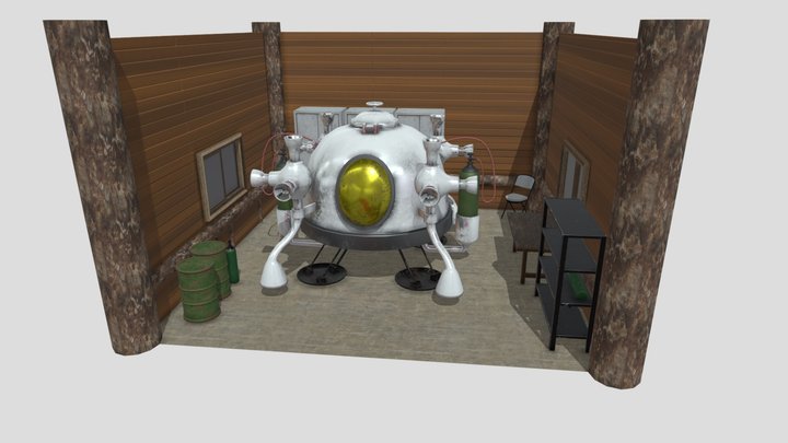 HearthianGarageScene 3D Model