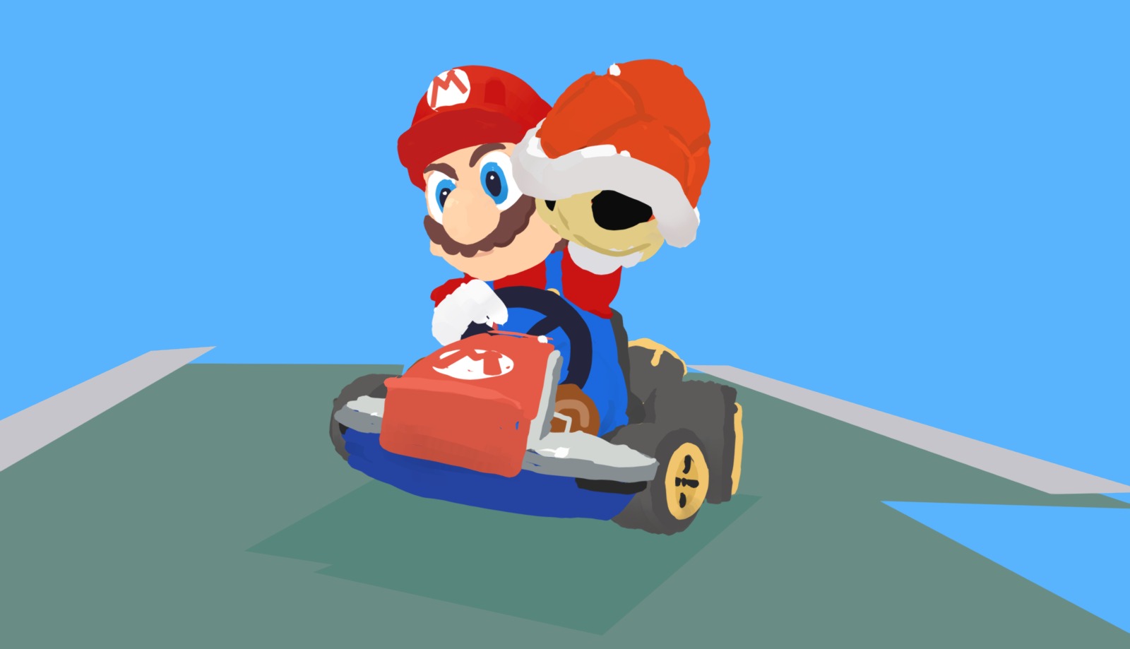 Daily VR Skech, 27th April: Mario Kart - 3D model by uploadvr [2fc87fe ...