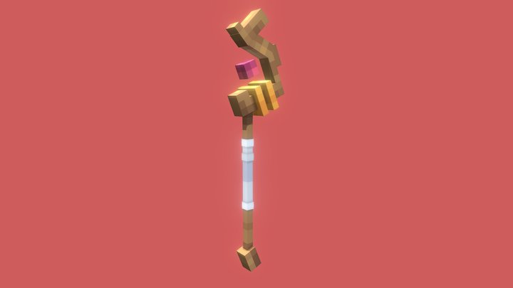 megumin staff 3D Model