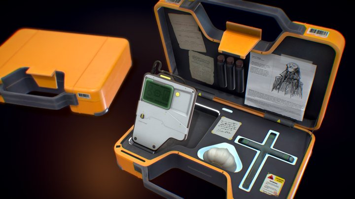 Vampire Hunting Box 3D Model