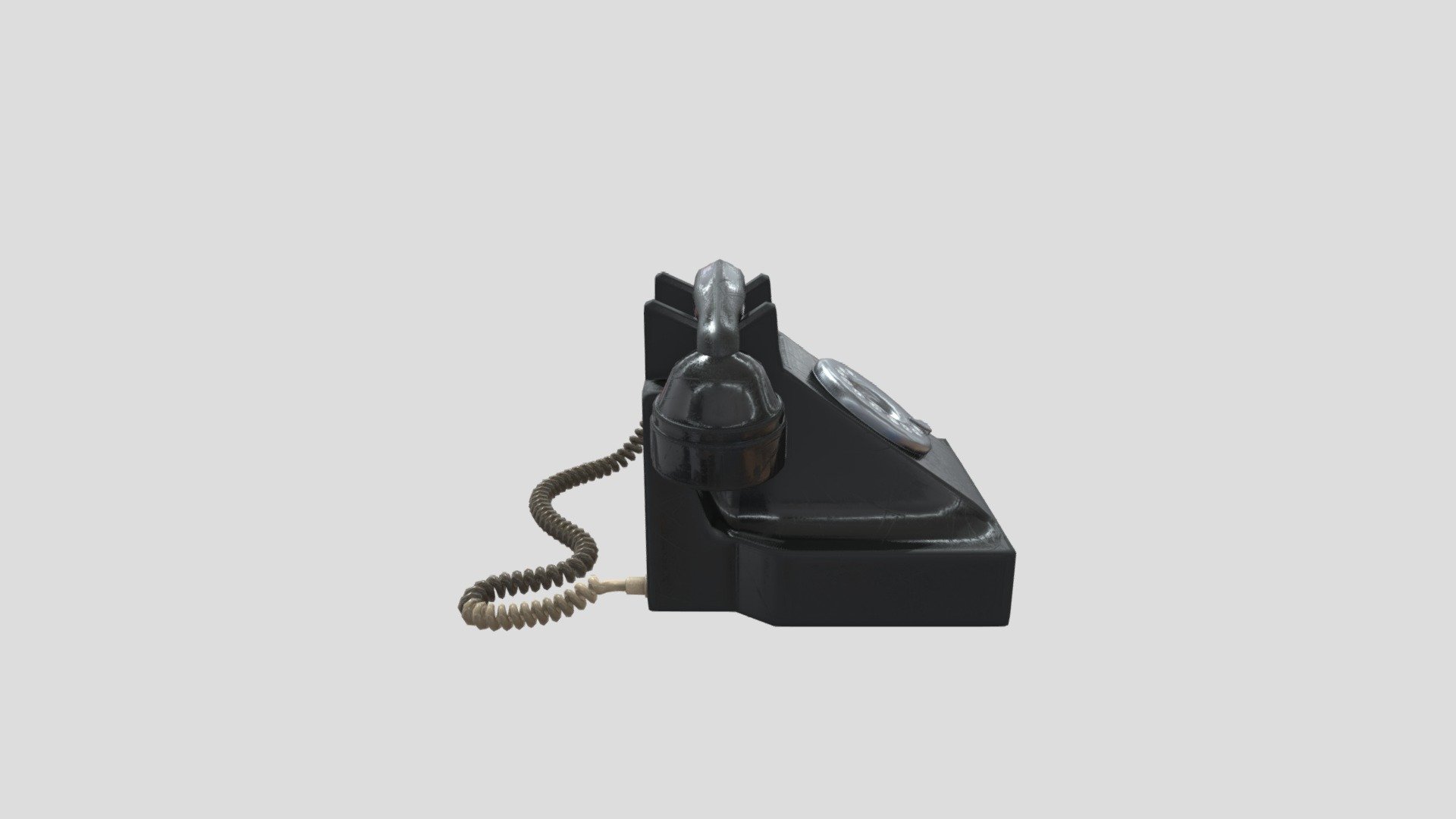 1950s Telephone (intended for game use) - 3D model by Alexcrisp226 ...