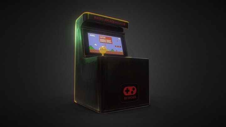 Retro_GamePad 3D Model