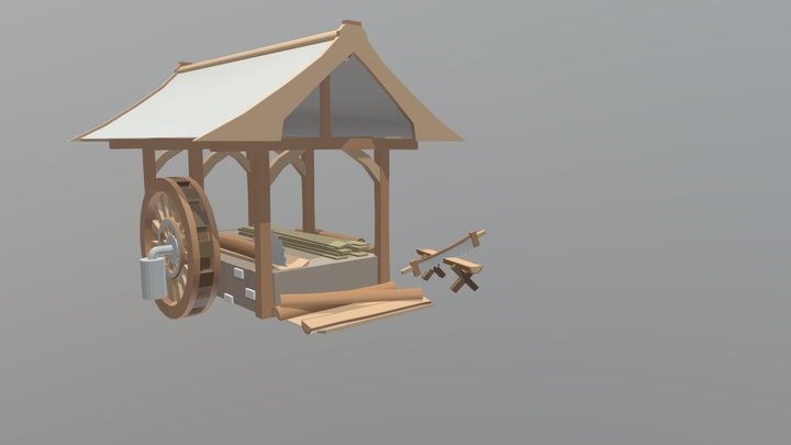 Sawmill_FBX 3D Model