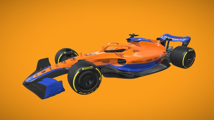 McLaren F1 2022 3D Model