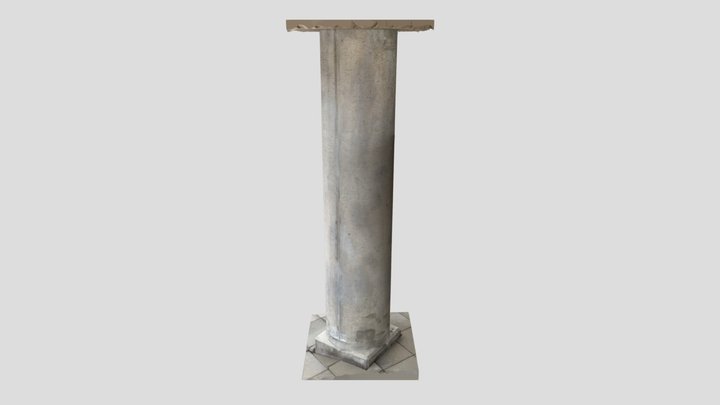 Concrete Pillar 01 3D Model