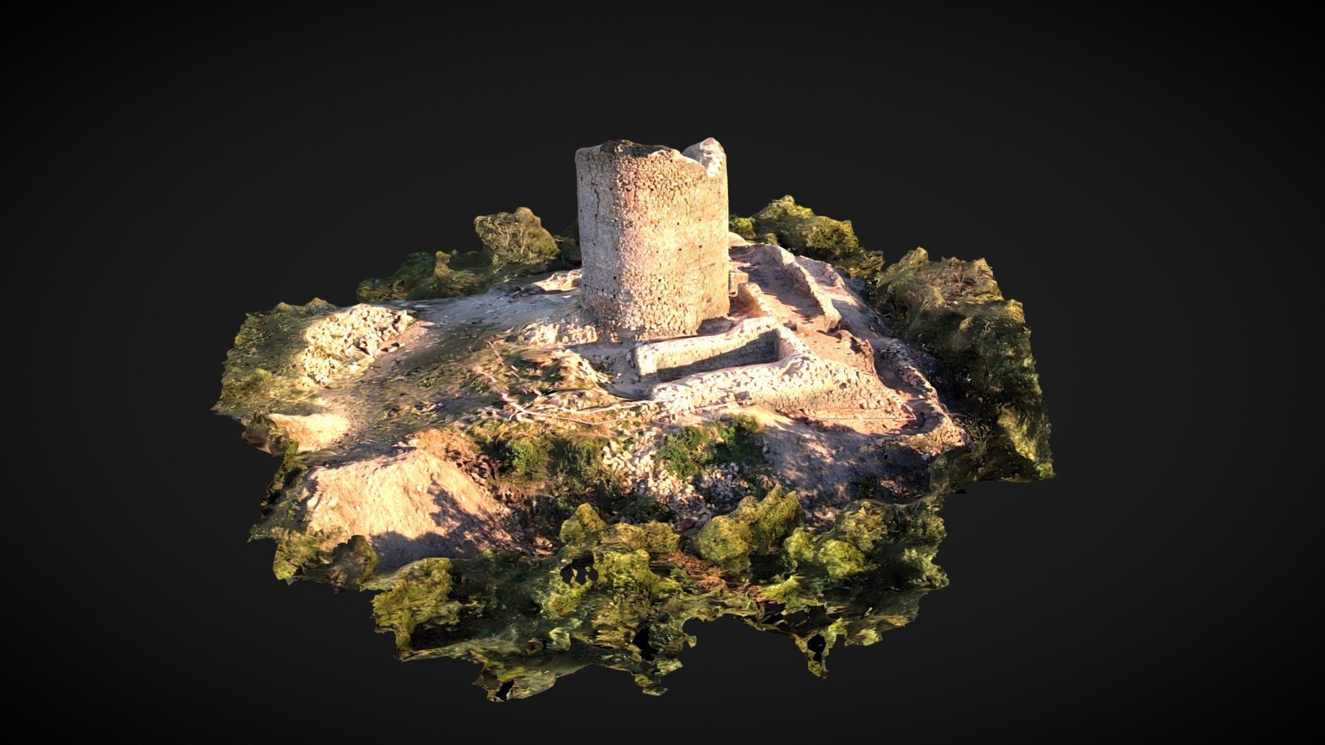 CASTELL DE ST MIQUEL MONTORNÈS DEL VALLES — Sketchfab embed 3D viewer