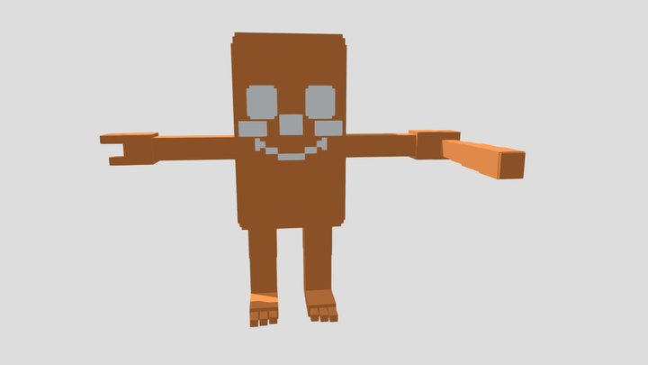 Baby tung tung sahur 3D Model