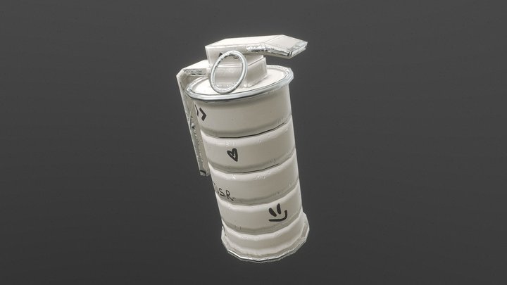 Grenade | Game Ready, Low Poly 3D Model