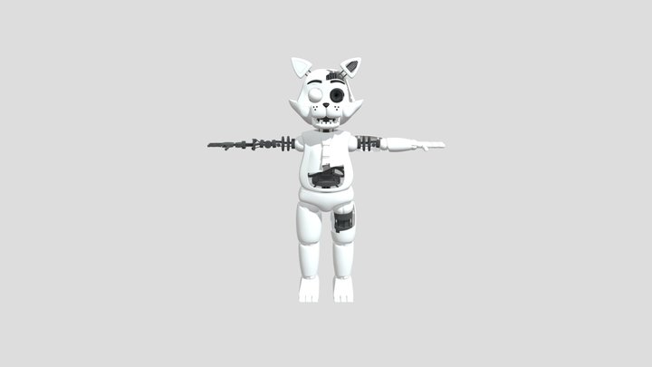 FNaC2Withered Candy 3D Model
