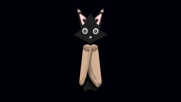 Low-Poly Cat Character - Fatum Betula 3D Model